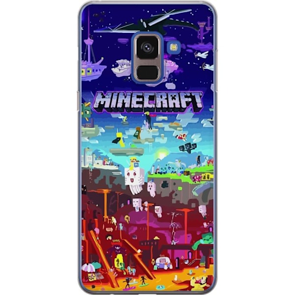 Samsung Galaxy A8 (2018) Genomskinligt Skal Minecraft