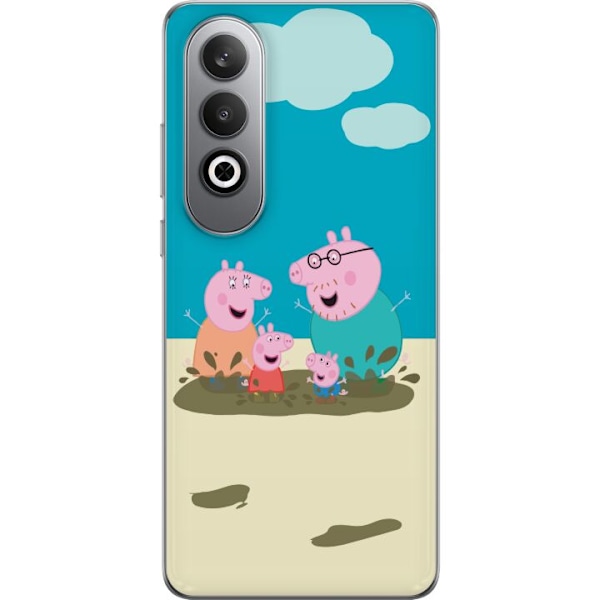OnePlus Nord CE4 Läpinäkyvä kuori Greta Possu Perhe Jori Mu