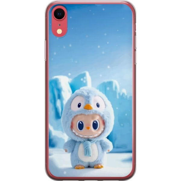 Apple iPhone XR Läpinäkyvä kuori musta ritari fortnite