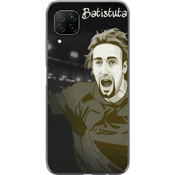 Huawei P40 lite Genomskinligt Skal Gabriel Batistuta