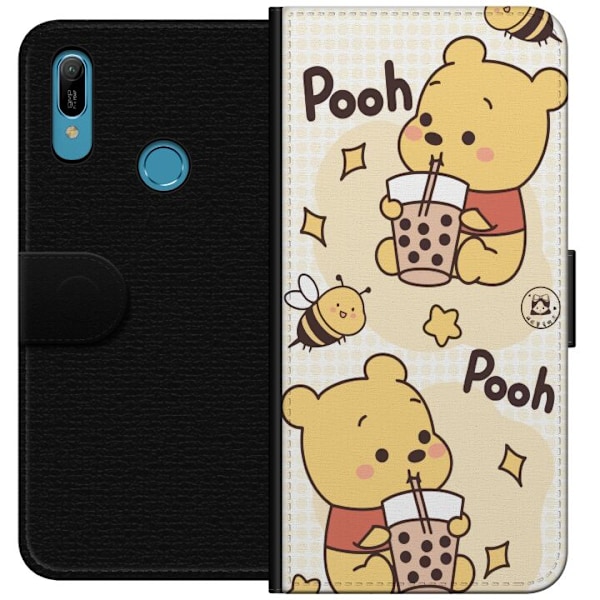 Huawei Y6 (2019) Tegnebogsetui Nalle Pooh-stil - klassisk bjø