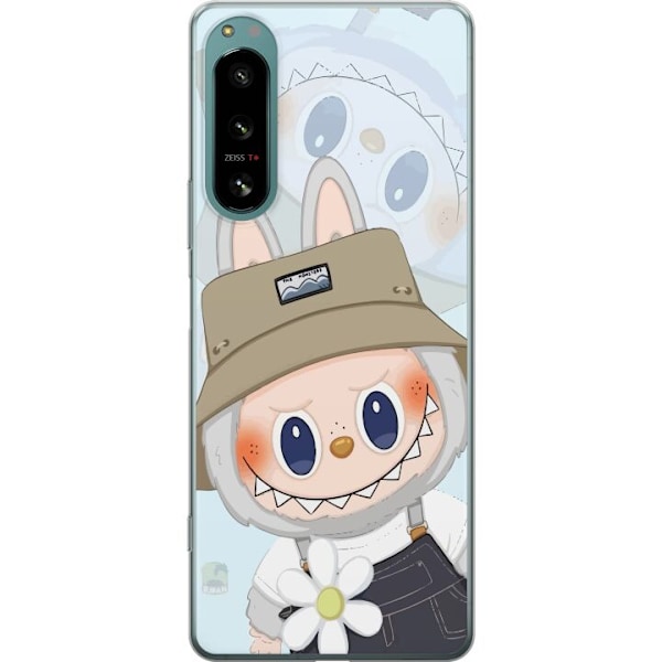 Sony Xperia 5 IV Gennemsigtig cover Labubu med hat - Pop Mart