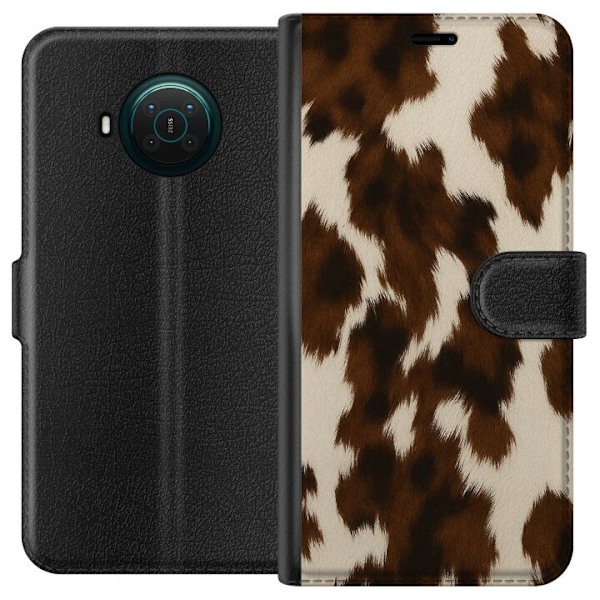 Nokia X10 Lompakkokotelo Värisuihku