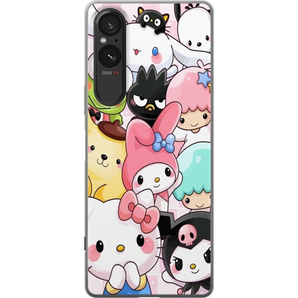 Sony Xperia 5 V Genomskinligt Skal Kawaii Sanrio Crew