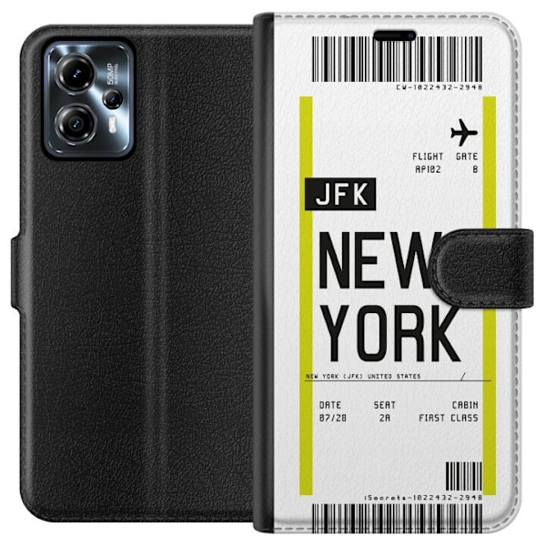 Motorola Moto G13 Lommeboketui New York