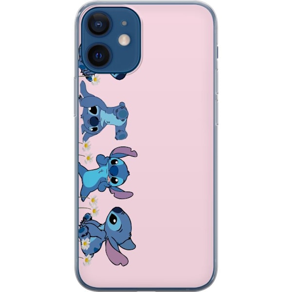 Apple iPhone 12 mini Läpinäkyvä kuori  Stitch Nauru & Leikk