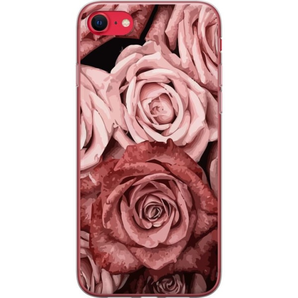 Apple iPhone 7 Läpinäkyvä kuori Ruusut