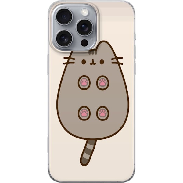 Apple iPhone 16 Pro Max Läpinäkyvä kuori Kawaii Katti