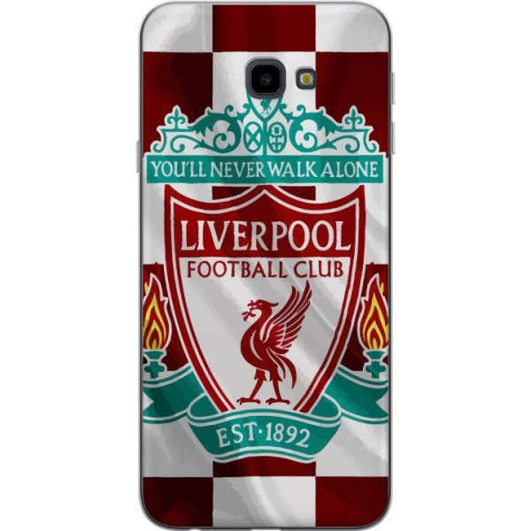 Samsung Galaxy J4+ Genomskinligt Skal Liverpool FC