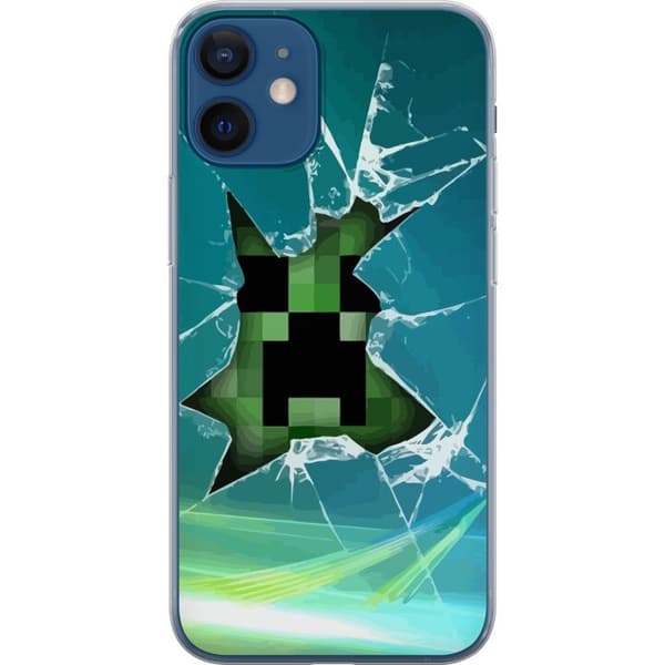 Kompatibel Mobilcover til Apple iPhone 12 mini MineCraft
