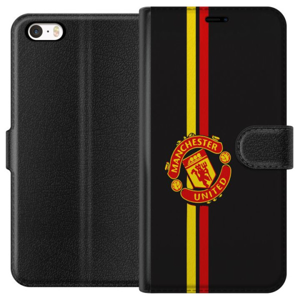 Apple iPhone 5 Lompakkokotelo Manchester United F.C.