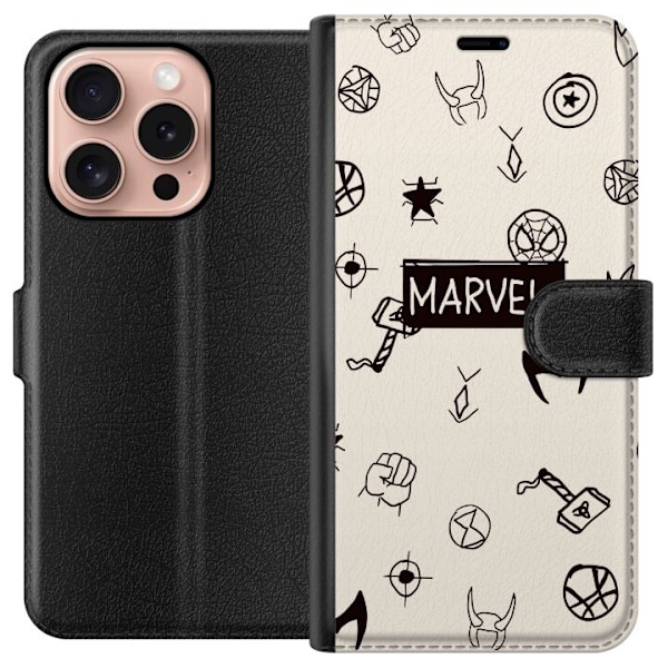 Apple iPhone 16 Pro Lommeboketui Marvel