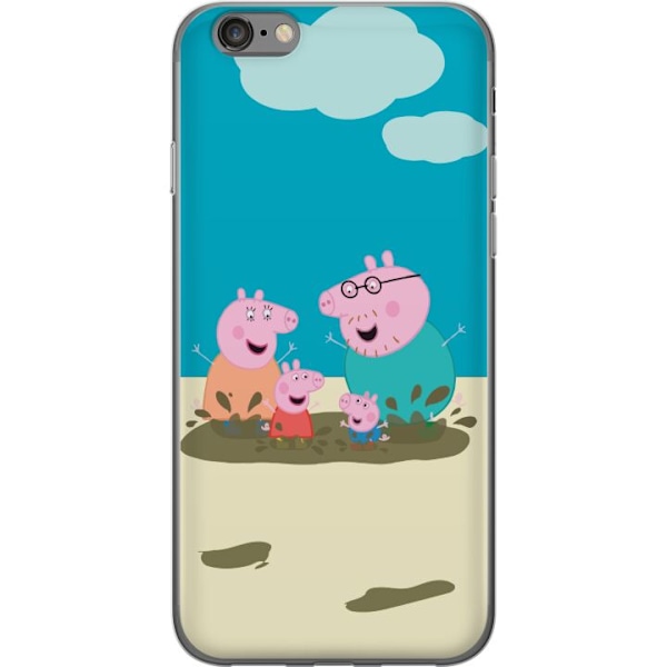 Apple iPhone 6s Gennemsigtig cover Greta Gris Familie Georg Mu