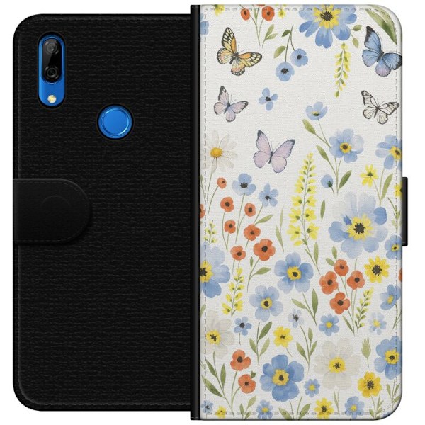 Huawei P Smart Z Plånboksfodral Sommarblommor