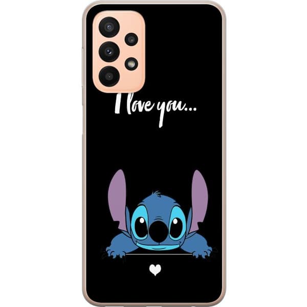 Kompatibelt Mobildeksel til Samsung Galaxy A23 Stitch Jeg Elsker Deg