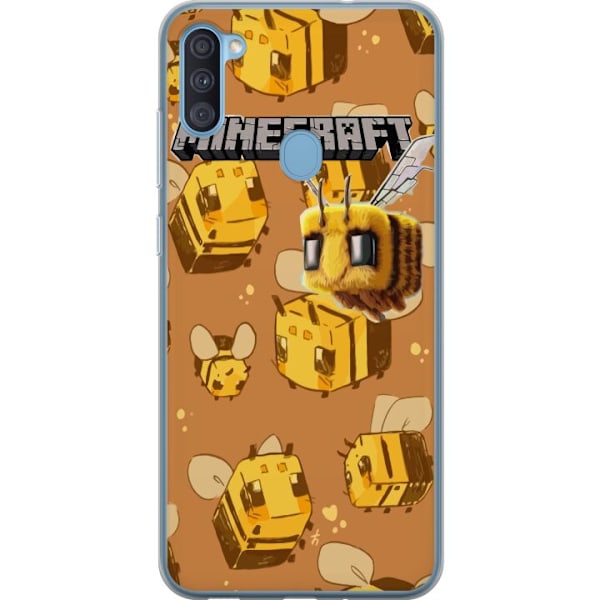 Samsung Galaxy A11 Läpinäkyvä kuori Minecraft Bi