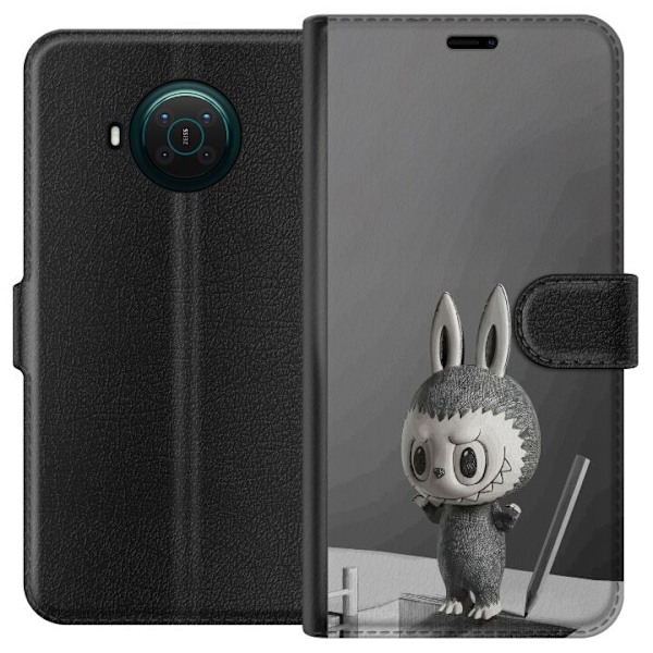 Nokia X10 Plånboksfodral Pop Mart MEGA LABUBU LABUBU Sketch 1