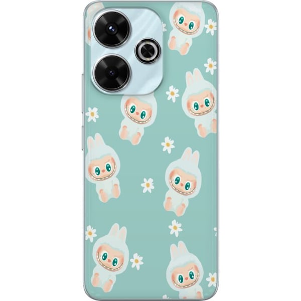 Xiaomi Redmi 13 Läpinäkyvä kuori Labubu Candy Vibes