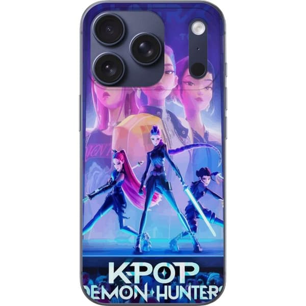 Kompatibelt Mobilskal till Apple iPhone 18 Pro Trendiga KPop Demon Hunters docka figur