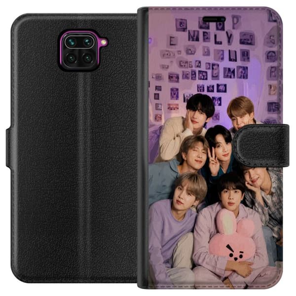 Kompatibelt Plånboksfodral till Xiaomi Redmi Note 9 BTS lila