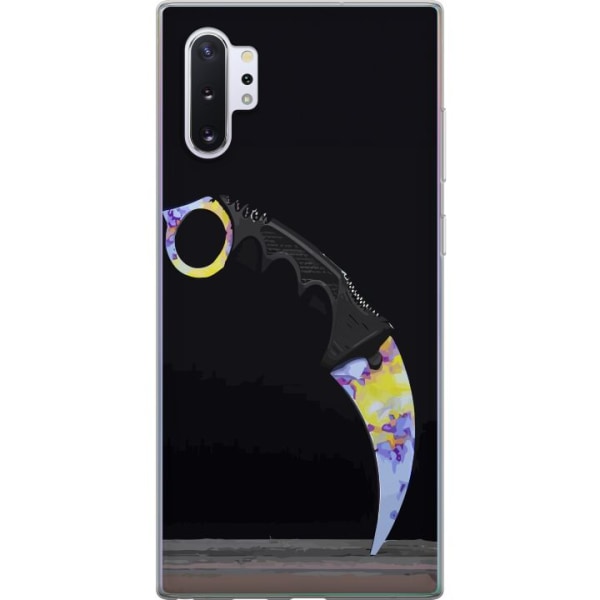 Samsung Galaxy Note10+ Läpinäkyvä kuori Karambit / Butterfl