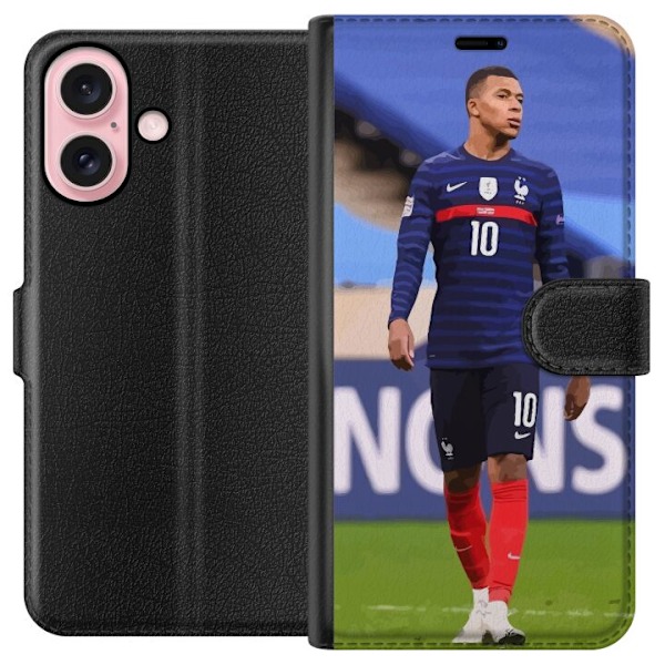 Apple iPhone 16 Lommeboketui Kylian Mbappé