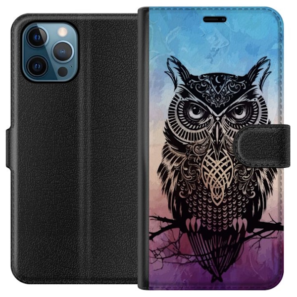 Apple iPhone 12 Pro Tegnebogsetui Ugle