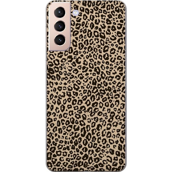 Samsung Galaxy S21 Läpinäkyvä kuori Taite Leopardeista
