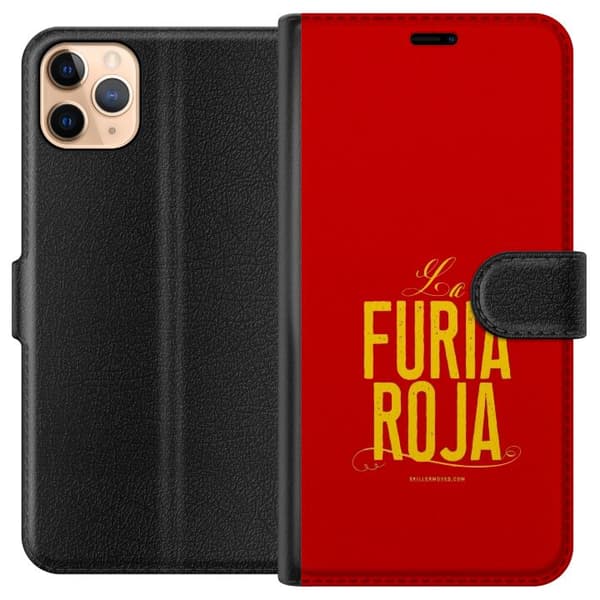 Kompatibel Tegnebogsetui til Apple iPhone 11 Pro Max La Furia Roja rød