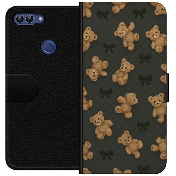 Huawei P smart Tegnebogsetui Teddy Knus