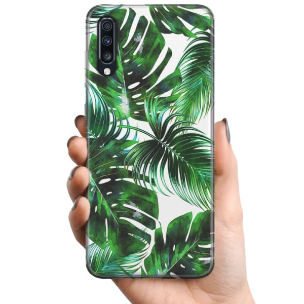 Samsung Galaxy A70 TPU Mobilskal Löv