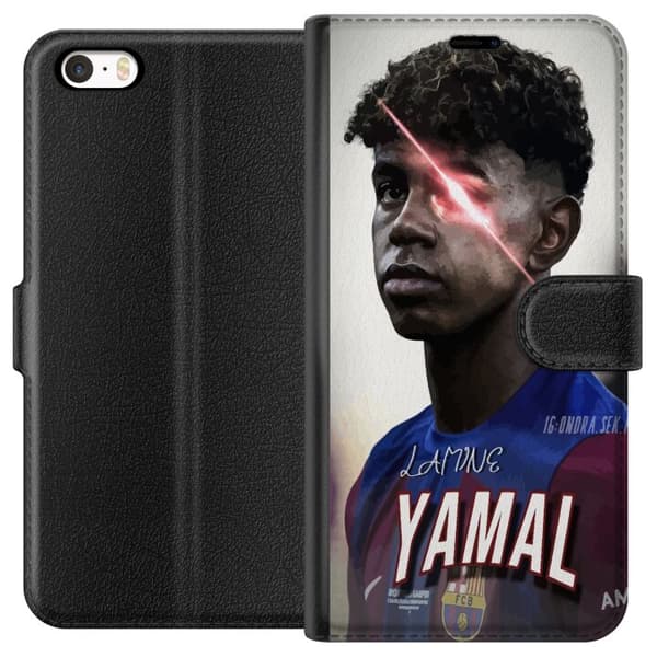 Kompatibelt Plånboksfodral till Apple iPhone SE (2016) yamal lamine