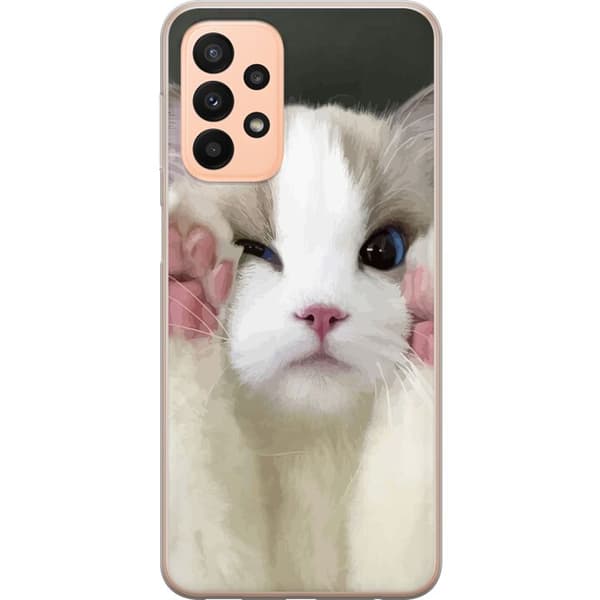 Kompatibelt Mobildeksel til Samsung Galaxy A23 Katt