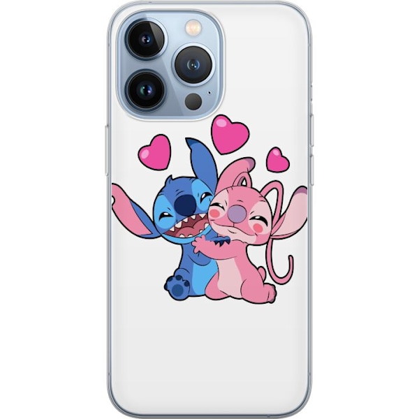 Apple iPhone 13 Pro Läpinäkyvä kuori Lilo & Stitch