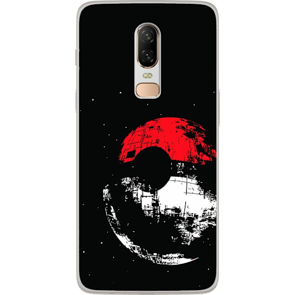 OnePlus 6 Gjennomsiktig deksel Pokéball Death Star