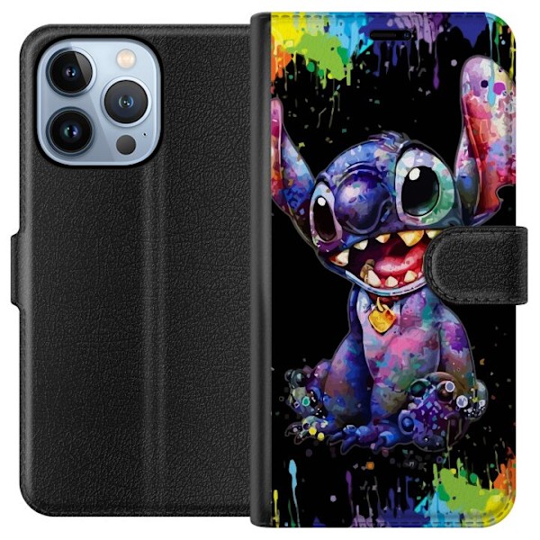 Apple iPhone 13 Pro Lompakkokotelo Lilo ja Stitch