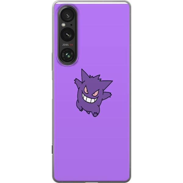 Sony Xperia 1 V Läpinäkyvä kuori Gengar Pokémon