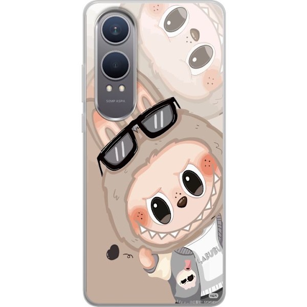 OnePlus Nord CE4 Lite Läpinäkyvä kuori Labubu Rainbow Chaos