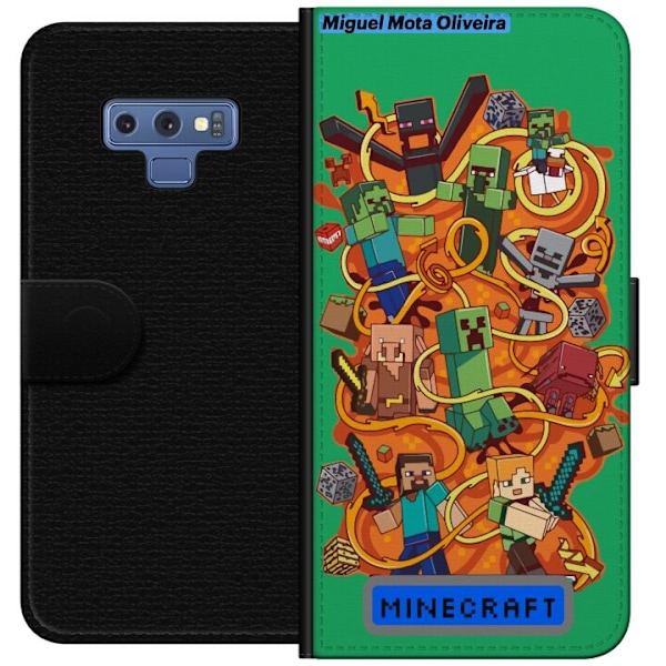 Samsung Galaxy Note9 Tegnebogsetui Minecraft