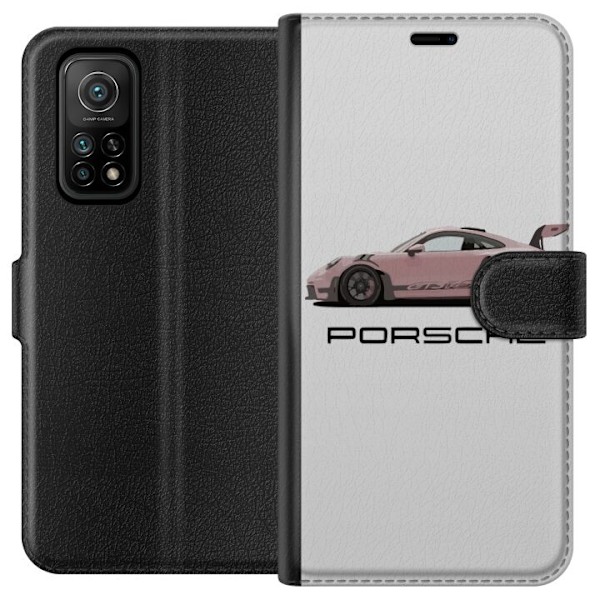 Xiaomi Mi 10T 5G Tegnebogsetui Porsche 911 Pink