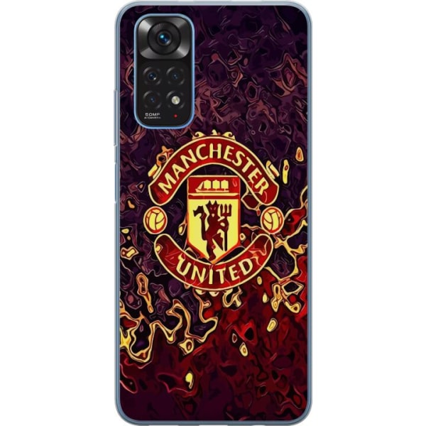Xiaomi Redmi Note 11 Gjennomsiktig deksel Manchester United
