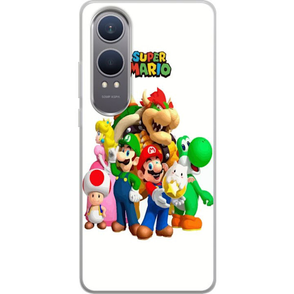 OnePlus Nord CE4 Lite Gennemsigtig cover Super Mario