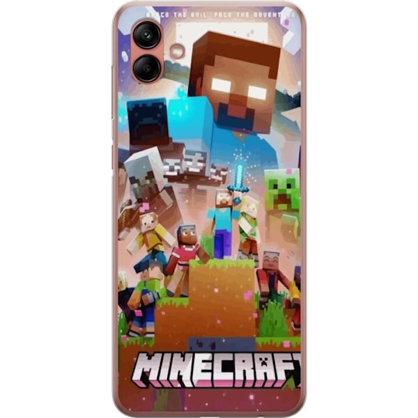Samsung Galaxy A04 Gennemsigtig cover Minecraft