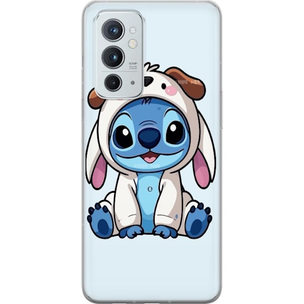 OnePlus 9RT 5G Läpinäkyvä kuori Stitch Koirapuku Lilo & Stitch Disney Hauska Design Sininen Avaruusolento Sarjakuva Hahmo Suosittu Lapsille Suositt
