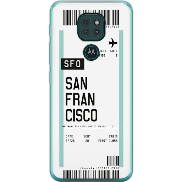 Motorola Moto G9 Play Genomskinligt Skal San Francisco