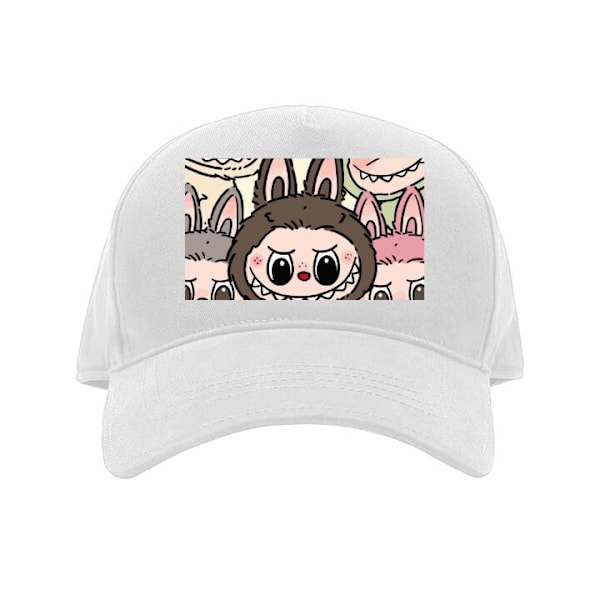 Keps för Vuxen | Klassisk Justerbar Keps Labubu Pastel Collection vit Vuxen