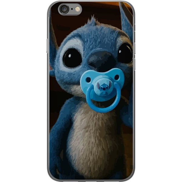 Apple iPhone 6s Läpinäkyvä kuori Stitch & Napp - vauvateema söpöllä hahmolla