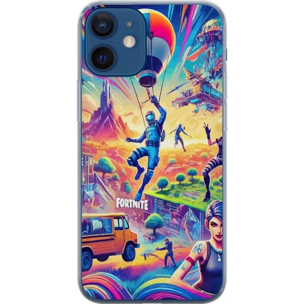 Kompatibelt Mobildeksel til Apple iPhone 12 mini Fortnite vs Minecraft