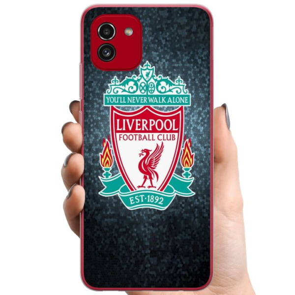 Samsung Galaxy A03 TPU Matkapuhelimen kuori Liverpool Football