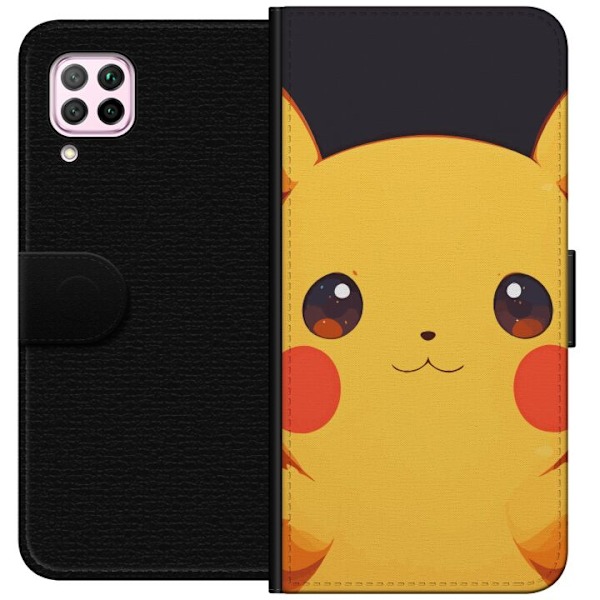 Huawei P40 lite Lommeboketui Pikachu